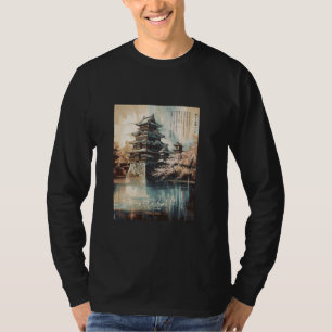 Sakura Boom Japanse Kasteel Kersenbloesem Japan T-shirt