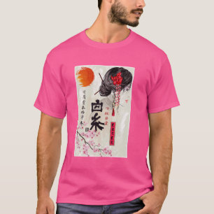 Sakura Boom Kersenbloesem Vintage Japans Landschap T-shirt