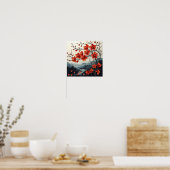 Sakura boom papier kunst poster (Keuken)