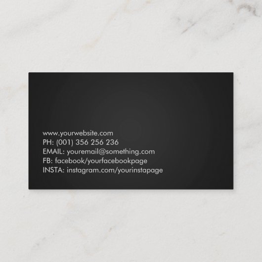 Sakura Boom - Parelbloesem Visitekaartje (Achterkant)