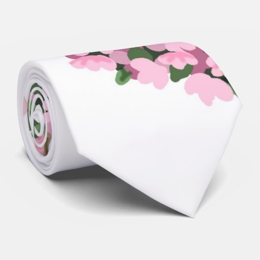 Sakura Bouquet Stropdas (Opgerold)