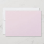 Sakura Branch Silhouette Invitation Kaart (Achterkant)