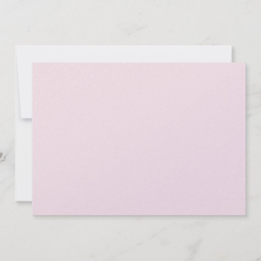 Sakura Branch Silhouette Invitation Kaart (Achterkant)