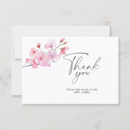 Sakura - bruiloft thank you kaart