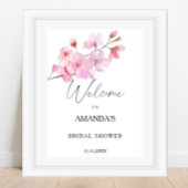 Sakura - bruiloft welcome bord poster