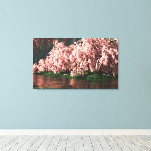 Sakura Canvas Afdruk (Insitu (Houten vloer))
