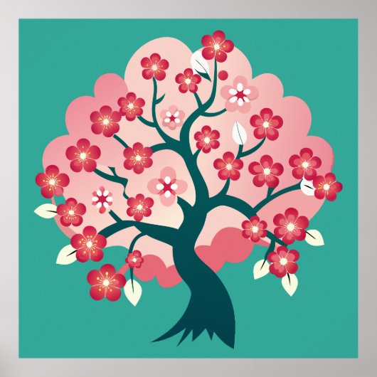 Sakura Cascade Poster (Voorkant)