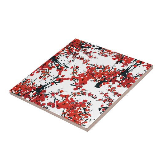 Sakura Ceramic Tile Tegeltje (Zijkant)