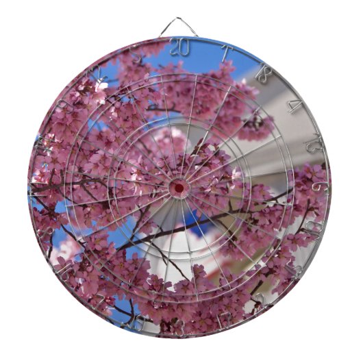 Sakura Cherry Blossom Americana Dartbord (Voorkant)
