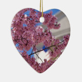 Sakura Cherry Blossom Americana Keramisch Ornament (Rechts)