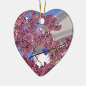 Sakura Cherry Blossom Americana Keramisch Ornament (Links)