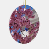 Sakura Cherry Blossom Americana Keramisch Ornament (Rechts)