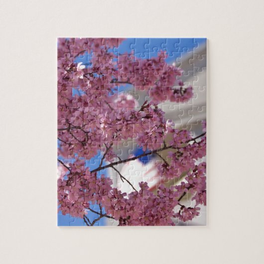 Sakura Cherry Blossom Americana Legpuzzel (Verticaal)