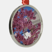 Sakura Cherry Blossom Americana Metalen Ornament (Rechts)