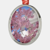 Sakura Cherry Blossom Americana Metalen Ornament (Links)
