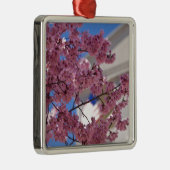 Sakura Cherry Blossom Americana Metalen Ornament (Rechts)
