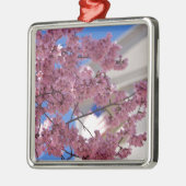 Sakura Cherry Blossom Americana Metalen Ornament (Links)