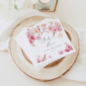 Sakura cherry blossom baby shower napkins servet