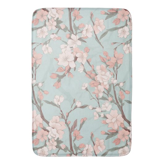Sakura Cherry Blossom Badmat (Voorkant Verticaal)