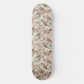  Sakura Cherry Blossom & Bird Aesthetic 2 Persoonlijk Skateboard (Voorkant)