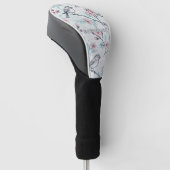 Sakura Cherry Blossom & Bird Aesthetic 4 Golfheadcover (Schuin)