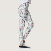  Sakura Cherry Blossom & Bird Aesthetic 4 Leggings (Rechts)