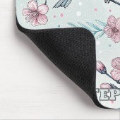 Sakura Cherry Blossom & Bird Aesthetic 4 Muismat (Hoek)