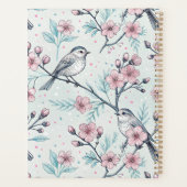 Sakura Cherry Blossom & Bird Aesthetic 4 Planner (Achterkant)