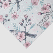  Sakura Cherry Blossom & Bird Aesthetic 4 Tissuepapier (Detail)