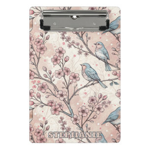  Sakura Cherry Blossom & Bird Aesthetic 5 Mini Klembord