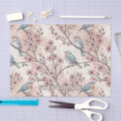  Sakura Cherry Blossom & Bird Aesthetic 5 Tissuepapier (Craft)