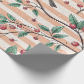 Sakura Cherry Blossom & Bird Aesthetic 7 Cadeaupapier (Hoek)