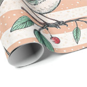 Sakura Cherry Blossom & Bird Aesthetic 7 Cadeaupapier (Rol Hoek)