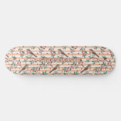 Sakura Cherry Blossom & Bird Aesthetic 7 Persoonlijk Skateboard (Horizontaal)