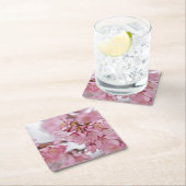 Sakura Cherry Blossom Bleek Pink Kartonnen Onderzetters (Insitu)