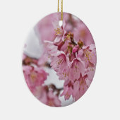 Sakura Cherry Blossom Bleek Pink Keramisch Ornament (Rechts)