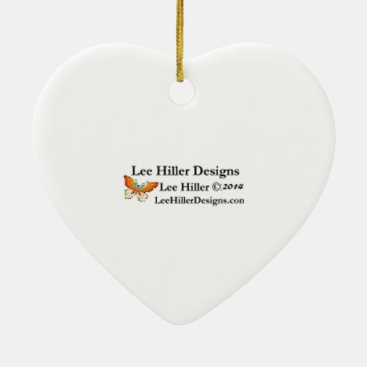 Sakura Cherry Blossom Bleek Pink Keramisch Ornament (Achterkant)