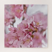 Sakura Cherry Blossom Bleek Pink Legpuzzel (Horizontaal)