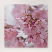 Sakura Cherry Blossom Bleek Pink Legpuzzel (Verticaal)