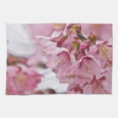 Sakura Cherry Blossom Bleek Pink Theedoek (Horizontaal)