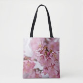 Sakura Cherry Blossom Bleek Pink Tote Bag (Voorkant)