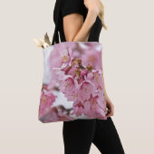 Sakura Cherry Blossom Bleek Pink Tote Bag (Dichtbij)