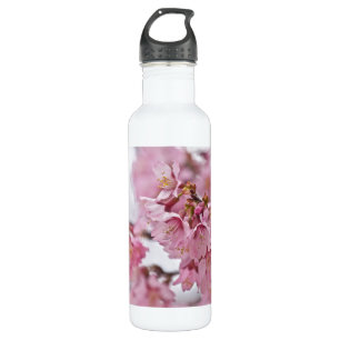 Sakura Cherry Blossom Bleek Pink Waterfles