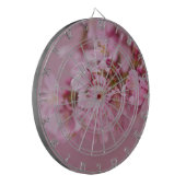 Sakura Cherry Blossom Bleke roze reflecties Dartbord (Voorkant Links)
