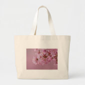 Sakura Cherry Blossom Bleke roze reflecties Grote Tote Bag (Voorkant)
