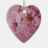 Sakura Cherry Blossom Bleke roze reflecties Keramisch Ornament (Rechts)