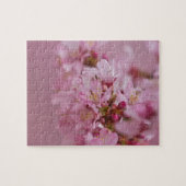 Sakura Cherry Blossom Bleke roze reflecties Legpuzzel (Horizontaal)