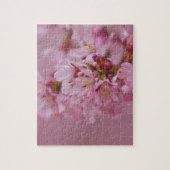 Sakura Cherry Blossom Bleke roze reflecties Legpuzzel (Verticaal)
