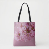 Sakura Cherry Blossom Bleke roze reflecties Tote Bag (Voorkant)