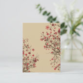 Sakura - Cherry Blossom Briefkaart (Staand voorkant)